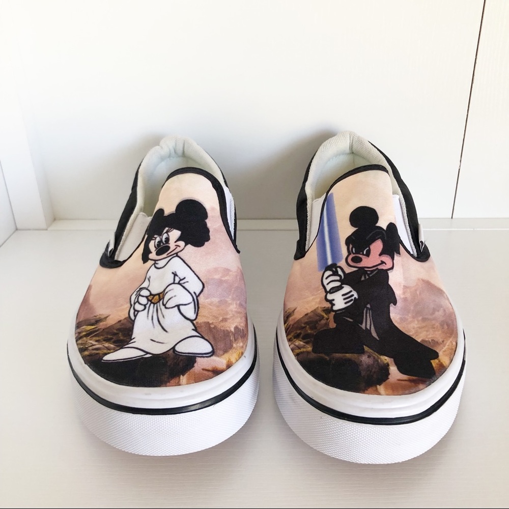 NWOB Collectors Vans Star Wars Slip-Ons sz 8.5